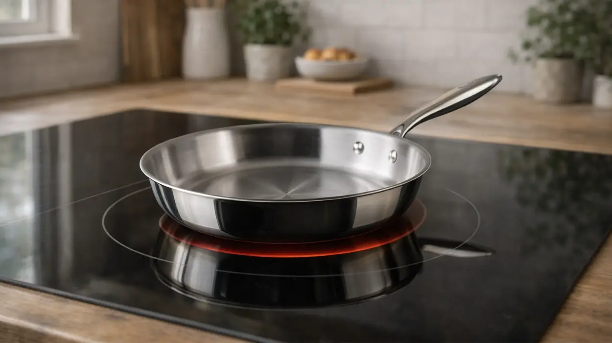 Sartén de acero inoxidable Ibili