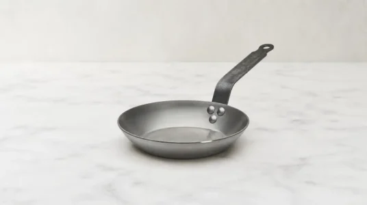 Sartén De Buyer Plus Steel de acero de carbono para cocinar a altas temperaturas, de 20 cm