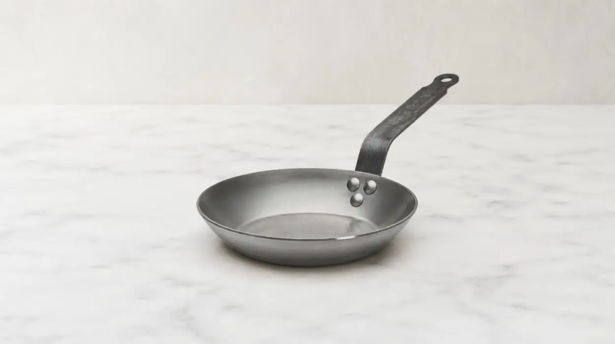Sartén De Buyer Plus Steel de acero de carbono para cocinar a altas temperaturas, de 20 cm