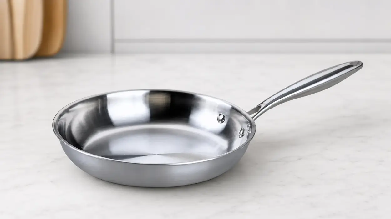 Sartén Fackelmann Vita3 de acero inoxidable de 24 cm para todas las cocinas