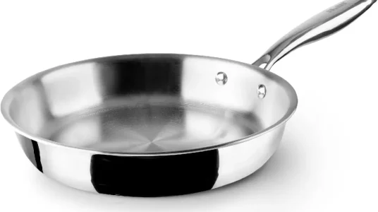 Sartén Ibili Triply Natural de 22 cm en acero inoxidable sin antiadherente
