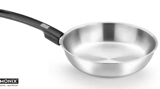 Sartén de acero inoxidable MONIX Elite