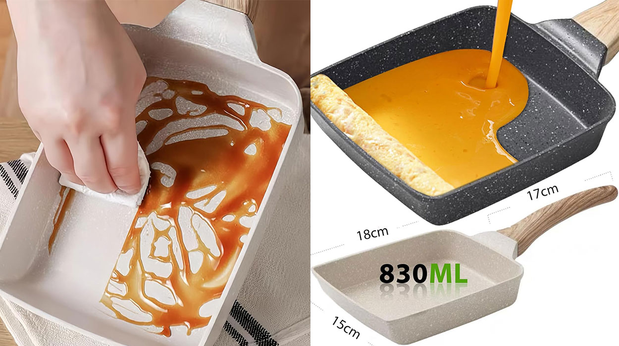 Sartén Sporway rectangular para tortillas Tamagoyaki barata