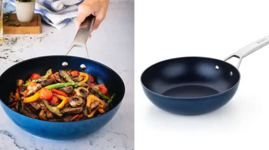 Sartén wok Monix Diamond de 28 cm