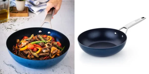 Sartén wok Monix Diamond de 28 cm