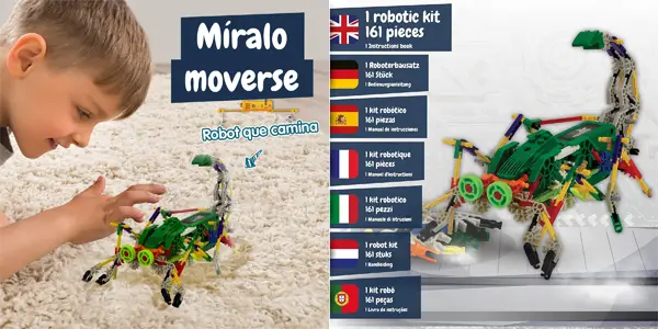 Kit de robótica Science4you Robotics Scorpiobot