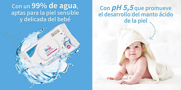 Sebamed toallitas higiénicas bebé pack oferta