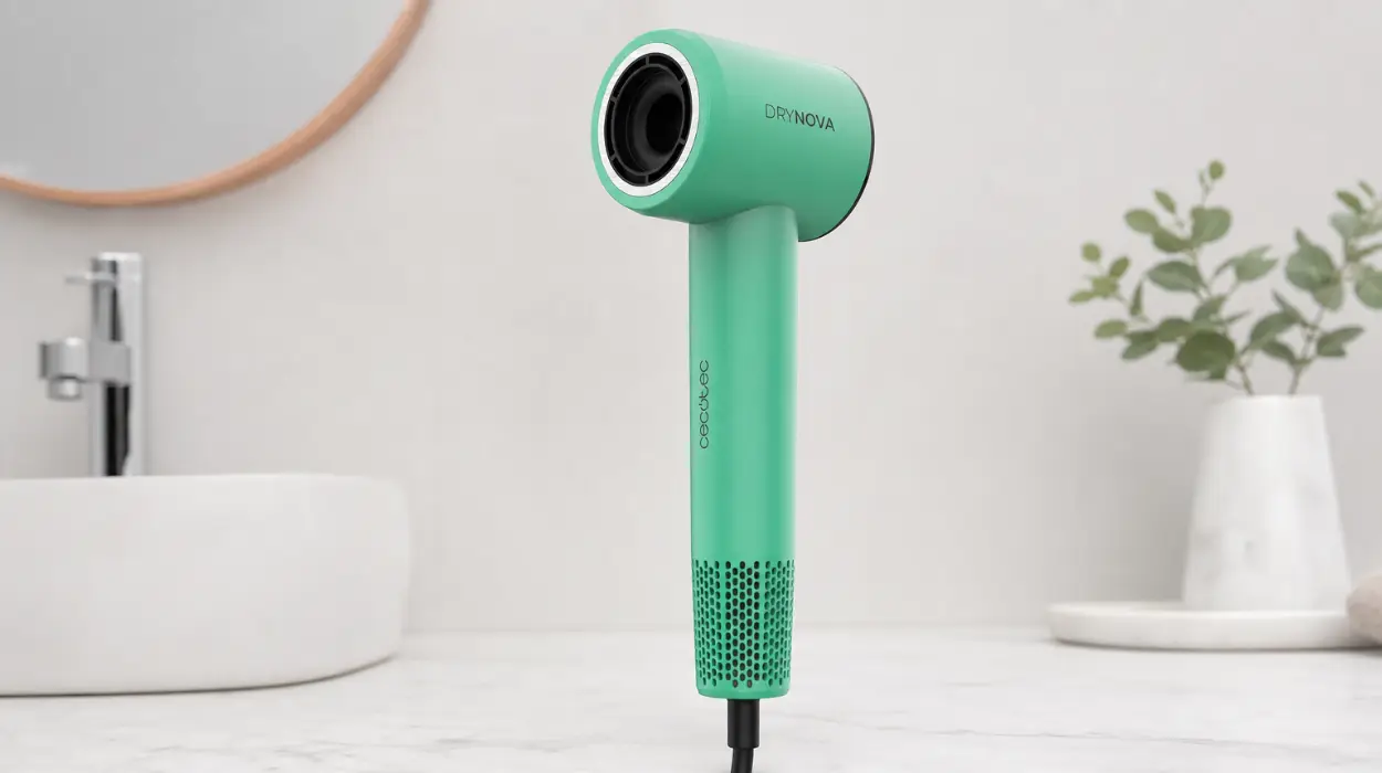 Secador de pelo brushless Cecotec DryNova Green compacto y ligero con motor de 1600W y 4 ajustes de temperatura