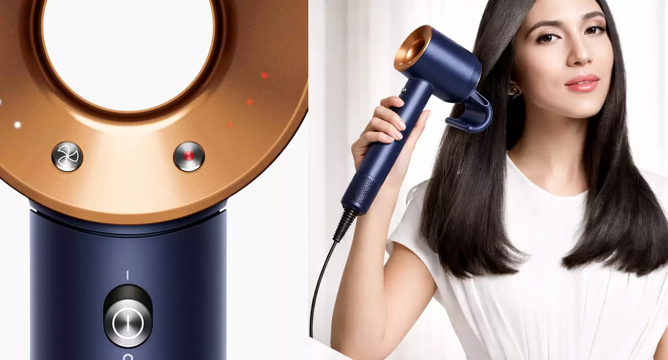 secador premium Dyson Supersonic con motor digital V9