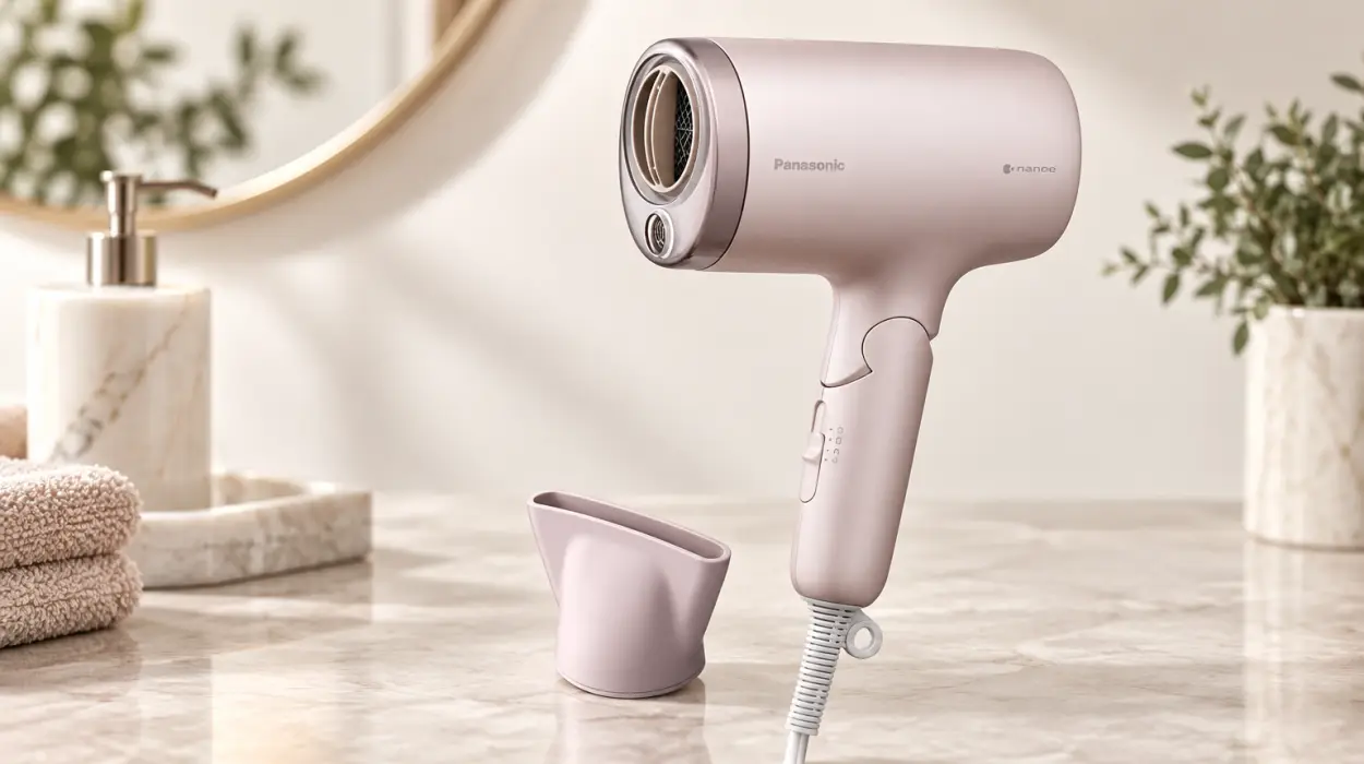 Secador de pelo Panasonic EH-NA7M-P825 profesional y plegable de 1600 W