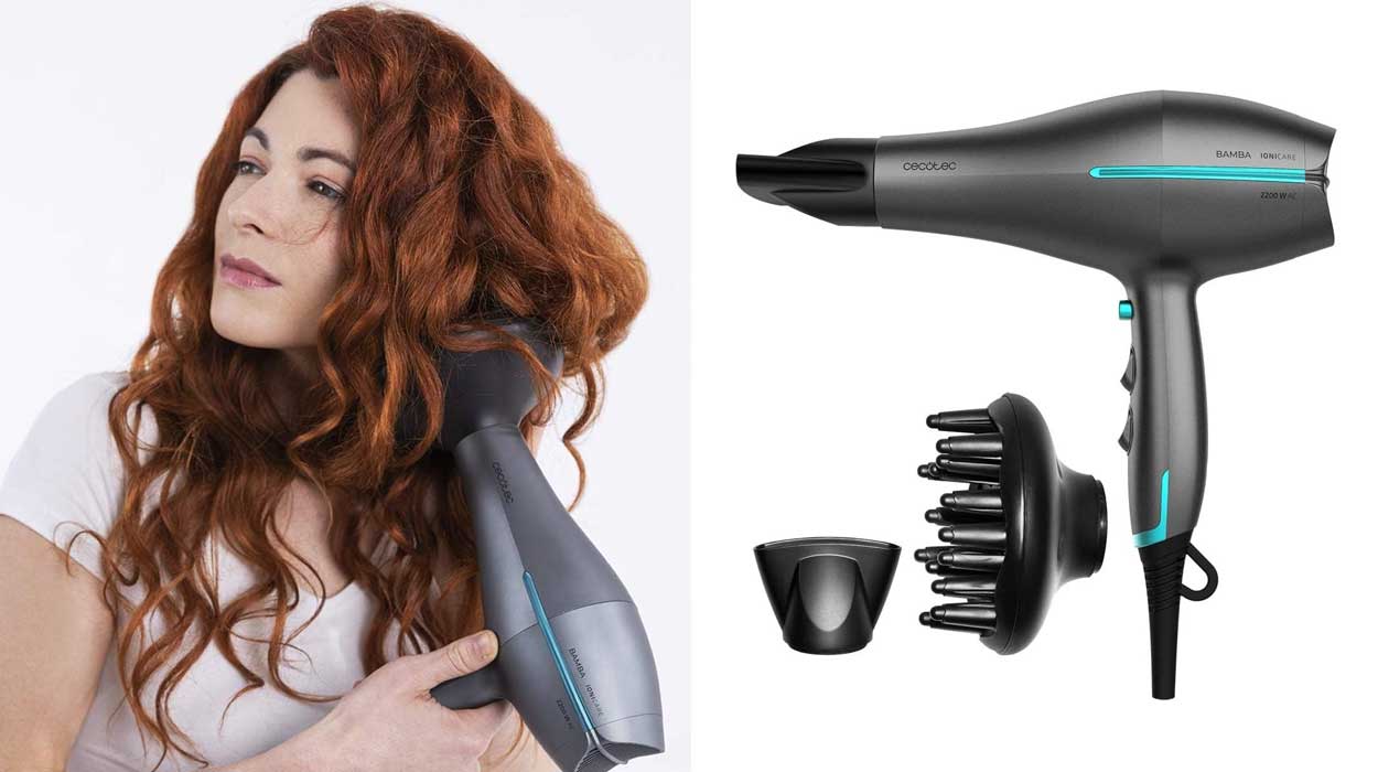  Cecotec Secador de Pelo Iónico Bamba IoniCare 5300 Maxi Aura Black barato