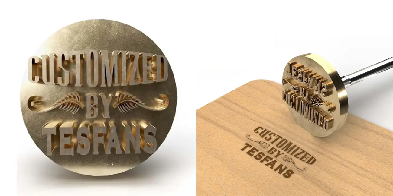 Sello de hierro personalizado