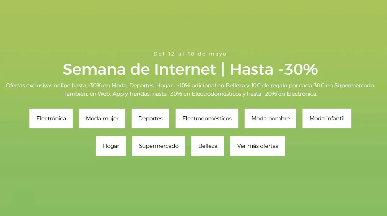 Semana de Internet El Corte Inglés