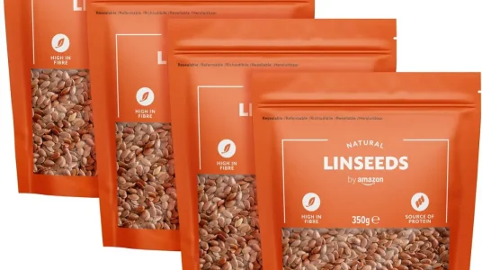 Semillas de lino by Amazon en 4 paquetes de 350 g cada uno