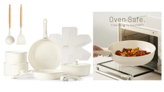 17 piezas batería de cocina Carote barata