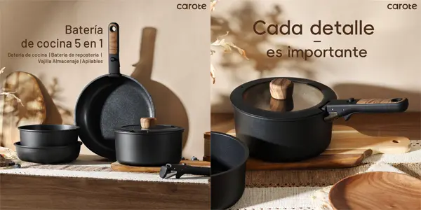 Set de utensilios de cocina Carote de 17 piezas