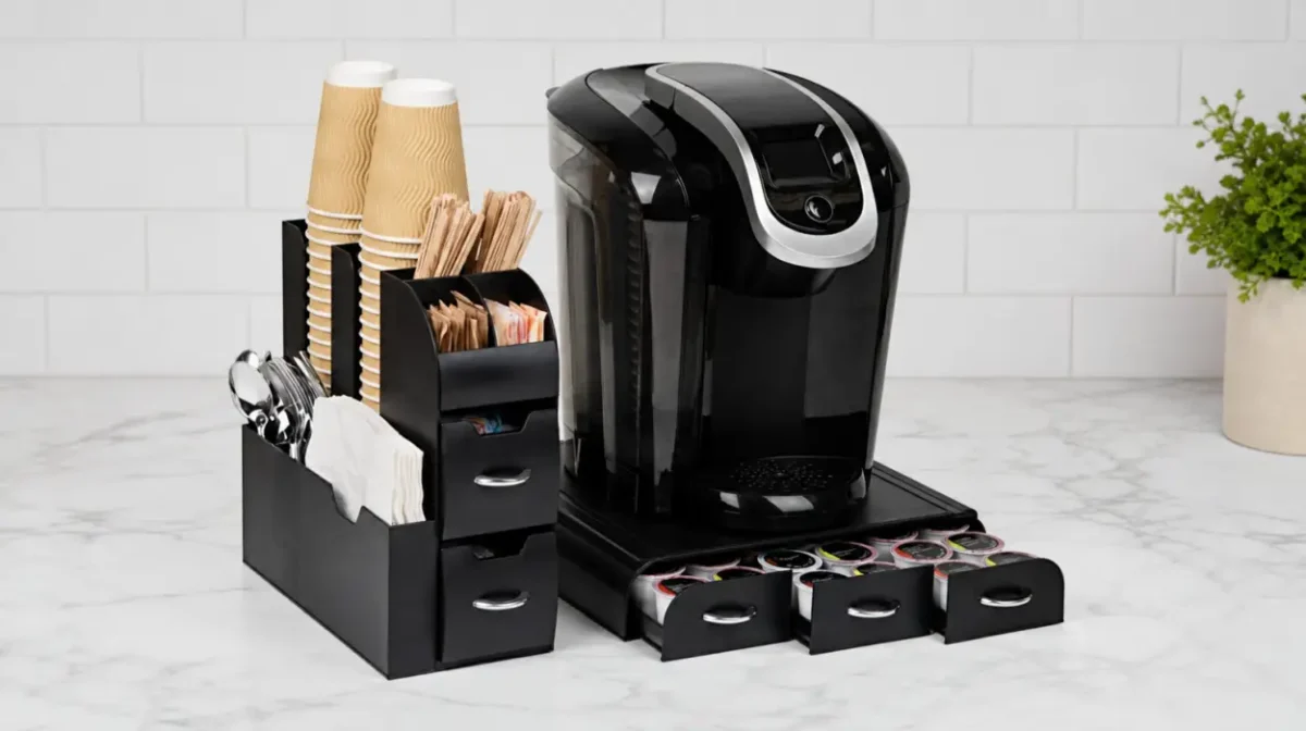 Set Mind Reader de 2 piezas para organizar hasta 36 cápsulas de café