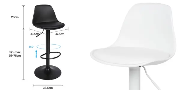 Taburete alto de bar para cocina