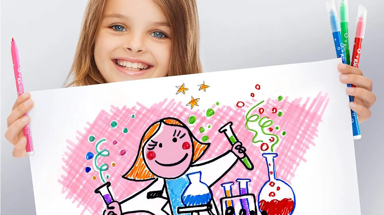 Set de 24 rotuladores BIC Kids de punta media barato