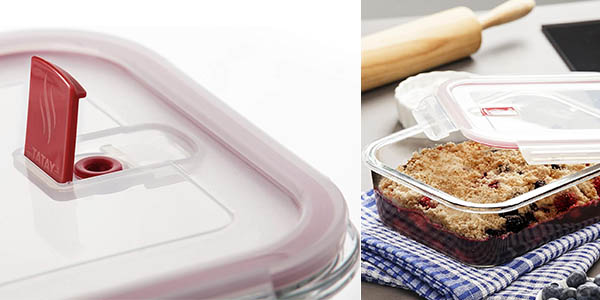 Set de 3 fiambreras Tatay Cook&Eat de 370, 1.100 y 1.500 ml