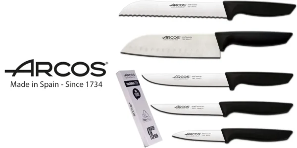 Juego cuchillos cocina profesionales Arcos series Niza