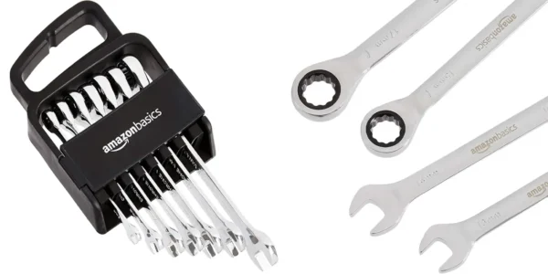 Set 7x llaves de trinquete Amazon Basics