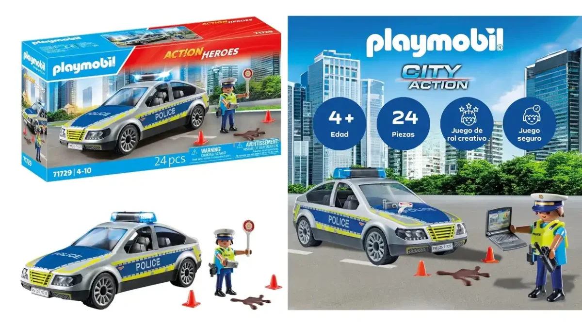 Set Playmobil Action Heroes Coche de Policía