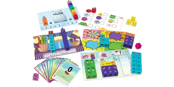 Set de Actividades con Cubos MathLink Numberblocks del 1 al 10