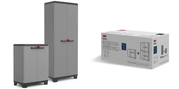 Set de 2 armarios de resina Keter Stilo