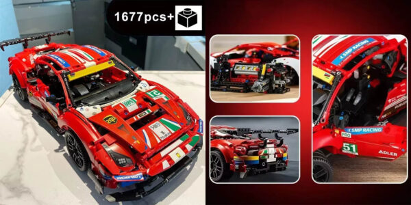 Set de construcción Ferrari 488 GTE