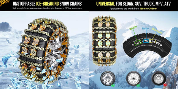 Set de cadenas de nieve universales YeXhot