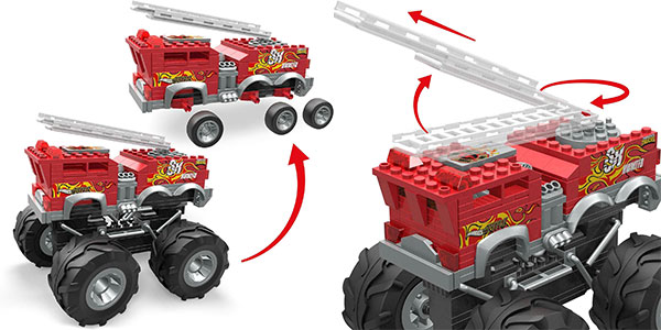 Set Camión de bomberos Mega Construx de Hot Wheels Monster Trucks barato