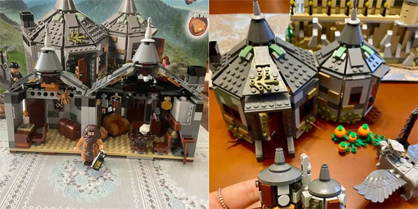 Set de construcción Cabaña de Hagrid de Harry Potter estilo LEGO