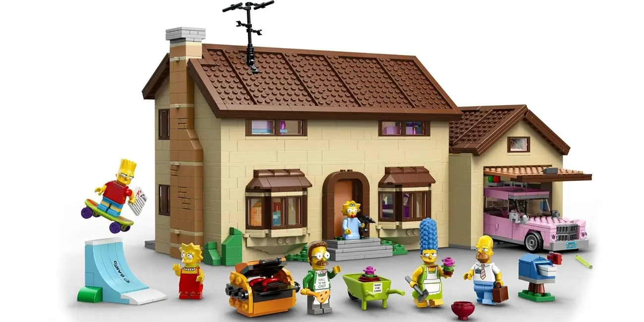 Set de construcción Casa de Los Simpsons (2527 piezas) estilo LEGO