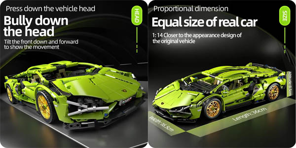 Set de construcción Lamborghini Sián FKP 37