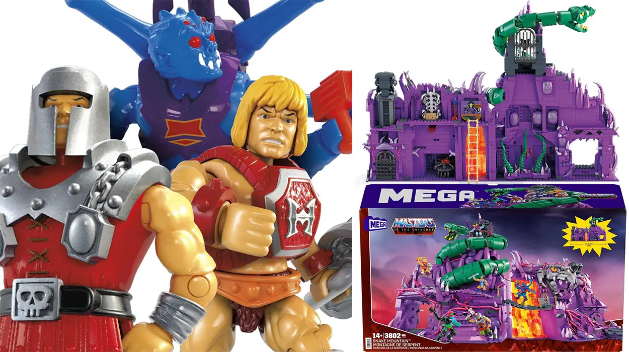 Set de construcción Mega Masters del Universo con 3.800 piezas barato