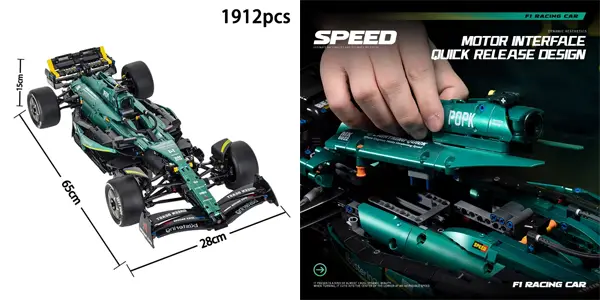 Set de construcción F1 Mercedes AMG F1 W14 tipo LEGO