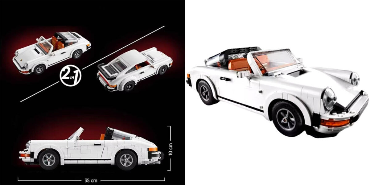 Set de construcción Porsche 911 con 1.458 piezas