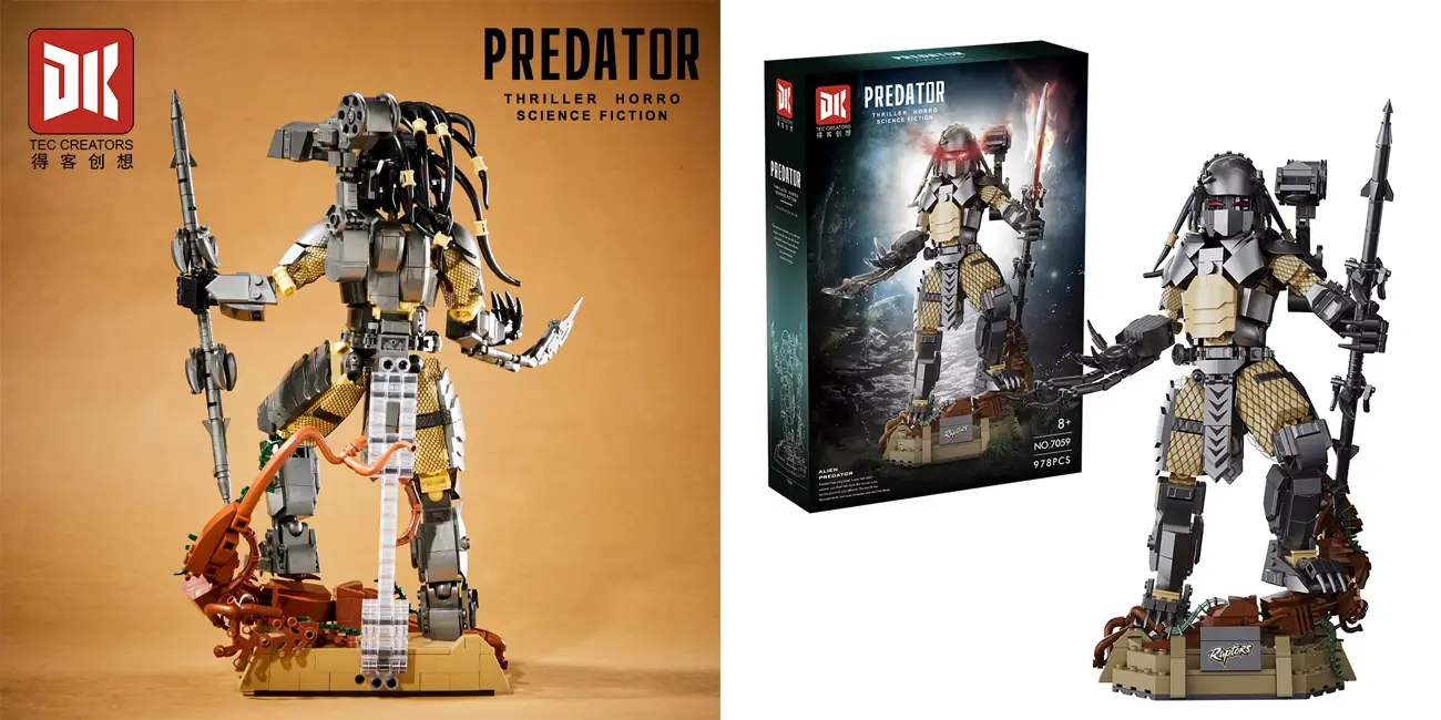 Set Predator MOC de 978 piezas