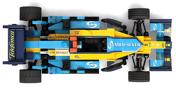 Set de construcción F1 Renault R25 estilo LEGO