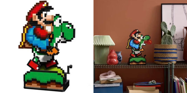 Set de construcción Super Mario World: Mario y Yoshi