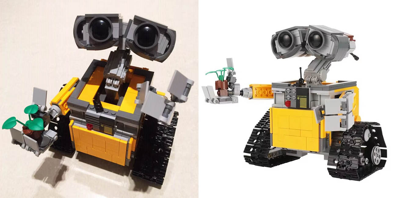 Set de construcción Robot Wall-E tipo LEGO