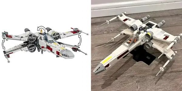 Set de construcción X-Wing de Star Wars estilo LEGO