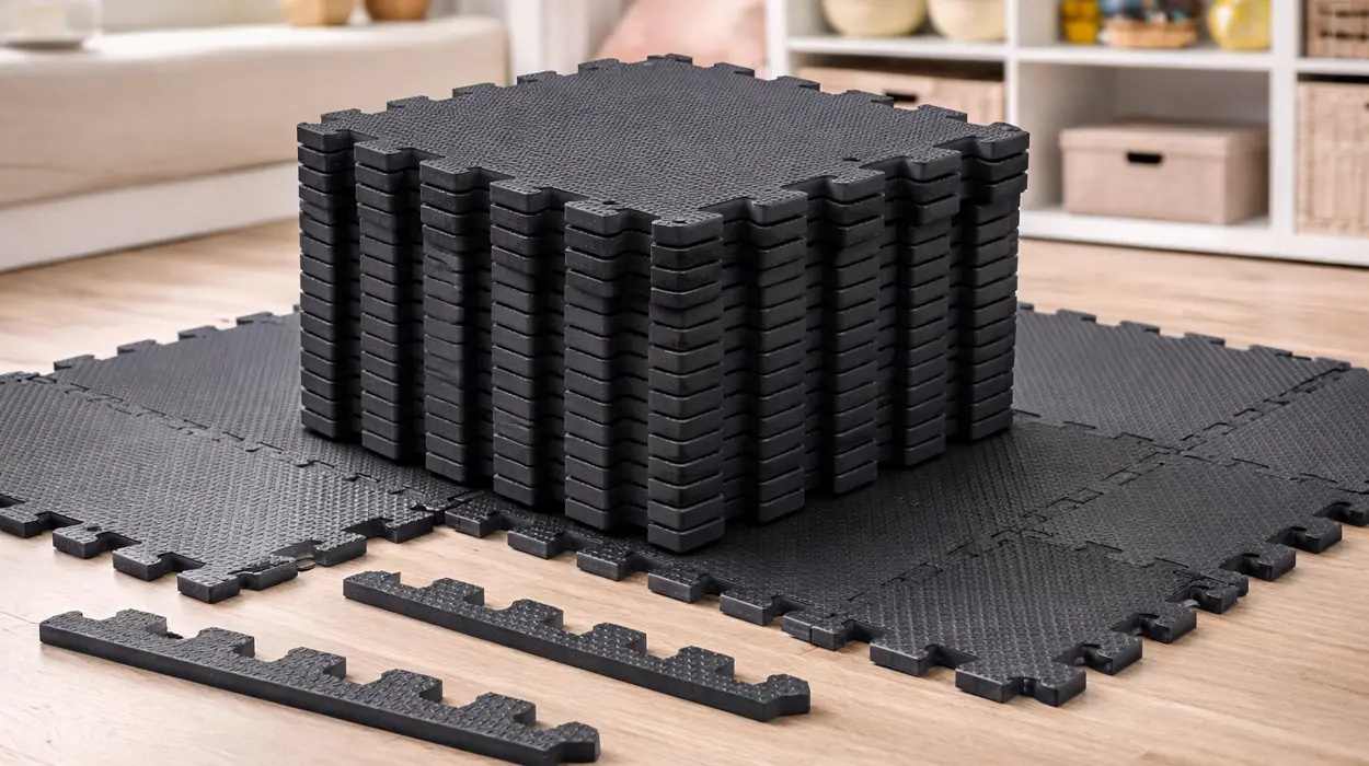 Set de 18 piezas cuadradas de goma EVA