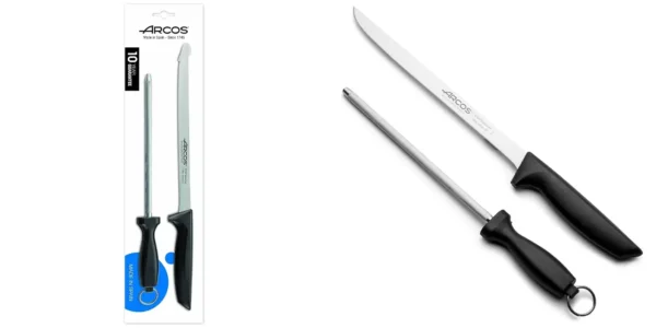 Set jamonero Arcos Serie Niza de 2 piezas