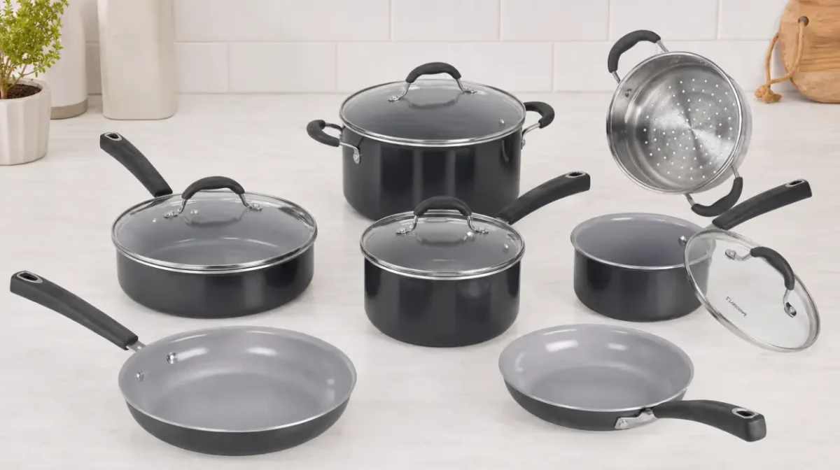 Set de cocina de 11 piezas Cuisinart Ceramica XT con recubrimiento antiadherente