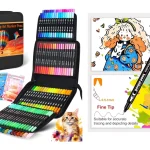 set-de-120-rotuladores-spardar-de-doble-punta-con-bolsa-y-3-libros-para-colorear