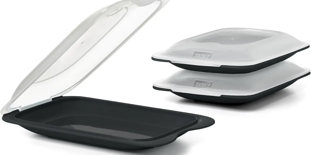 Set de 3 portaembutidos Tatay Fresh apilables libres de BPA