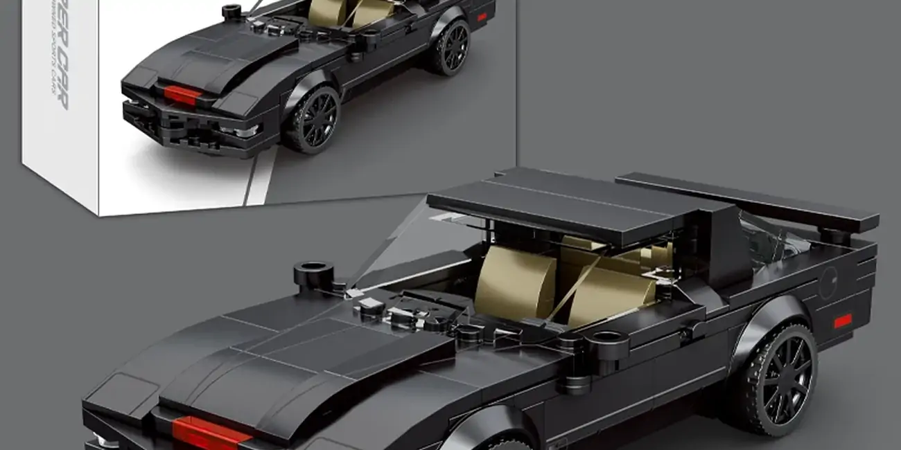 Set de construcción El Coche Fantástico tipo LEGO