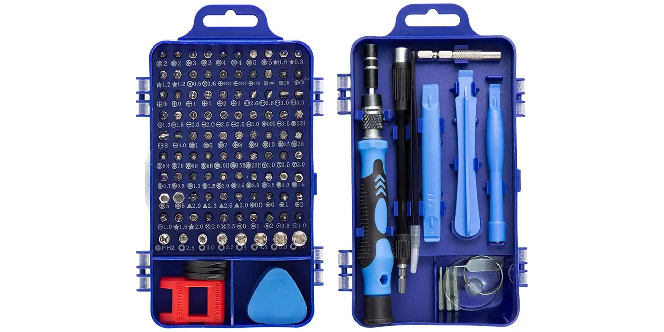 Juego de destornilladores de precisión HPMAISON 122 en 1